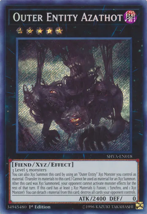 Outer Entity Azathot [SHVA-EN018] Secret Rare - Doe's Cards