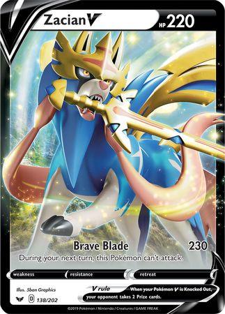 Zacian V (138/202) [Jumbo Cards] - Doe's Cards