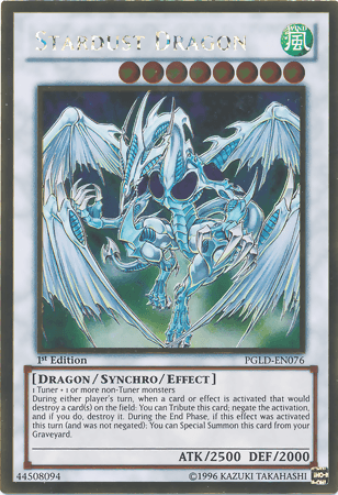 Stardust Dragon [PGLD-EN076] Gold Rare - Doe's Cards