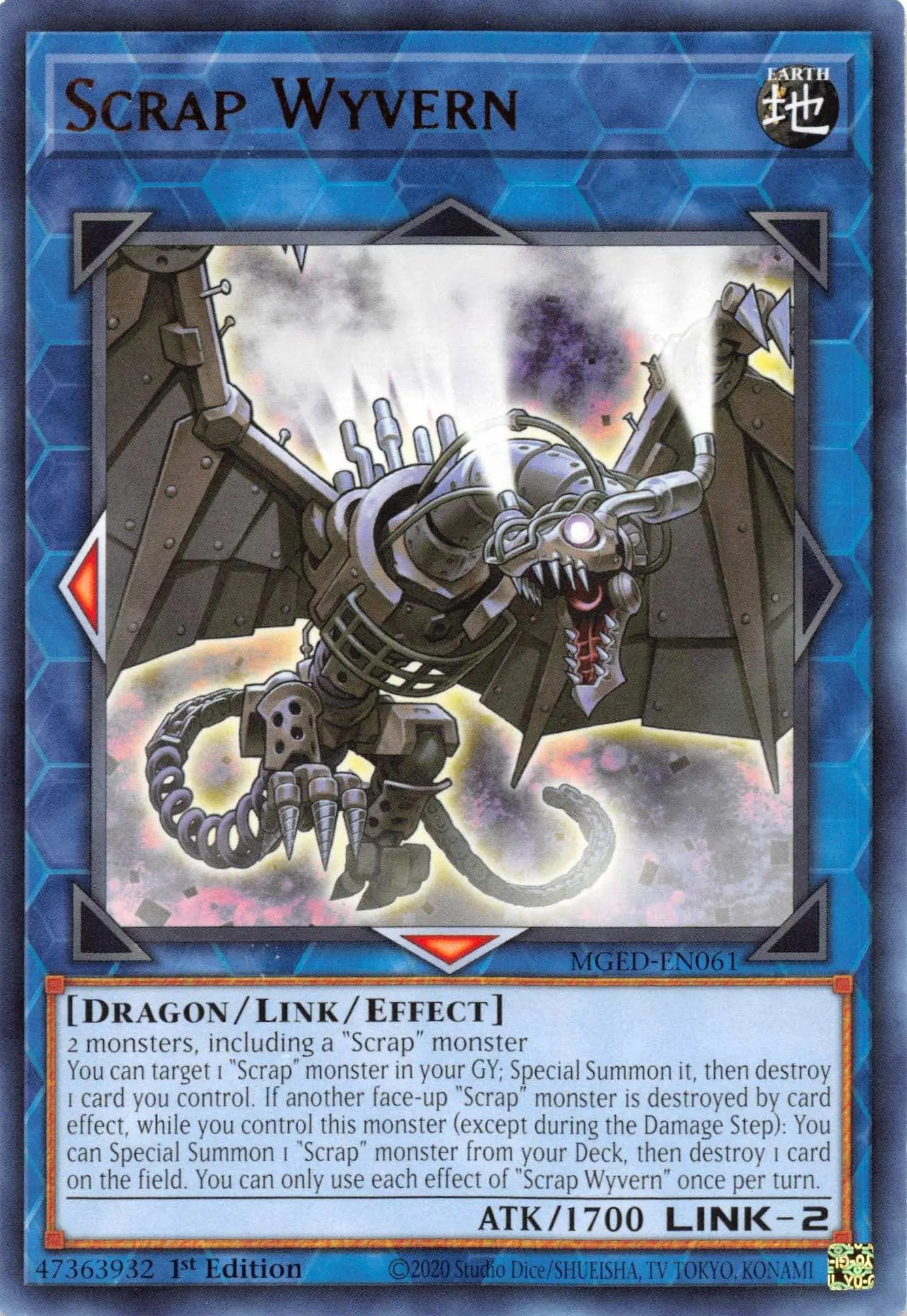 Scrap Wyvern [MGED-EN061] Rare - Doe's Cards