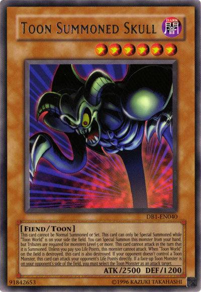 Toon Summoned Skull [DB1-EN040] Rare - Doe's Cards