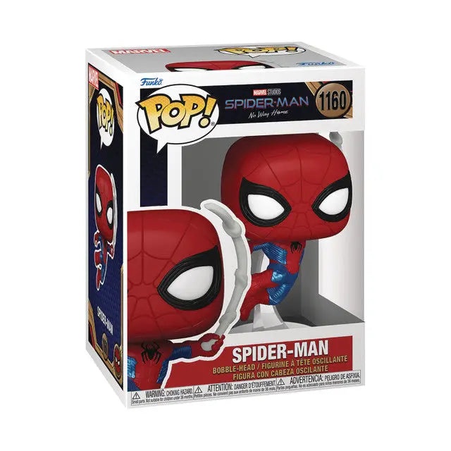 Funko Pop! Marvel: Spider-Man: No Way Home - Spider-Man in Finale Suit #1160 - Doe's Cards