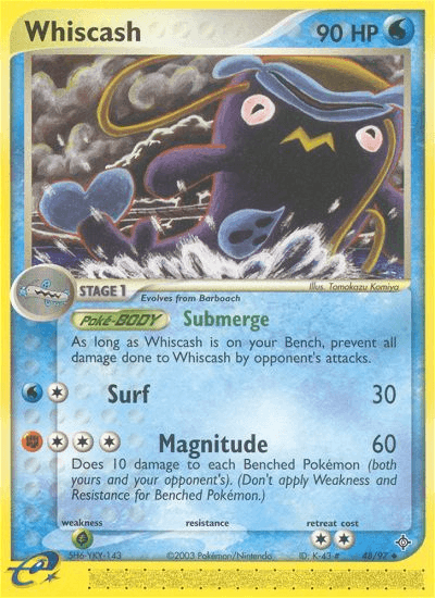 Whiscash (48/97) [EX: Dragon] - Doe's Cards