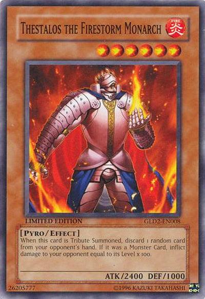 Thestalos the Firestorm Monarch [GLD2-EN008] Common - Doe's Cards