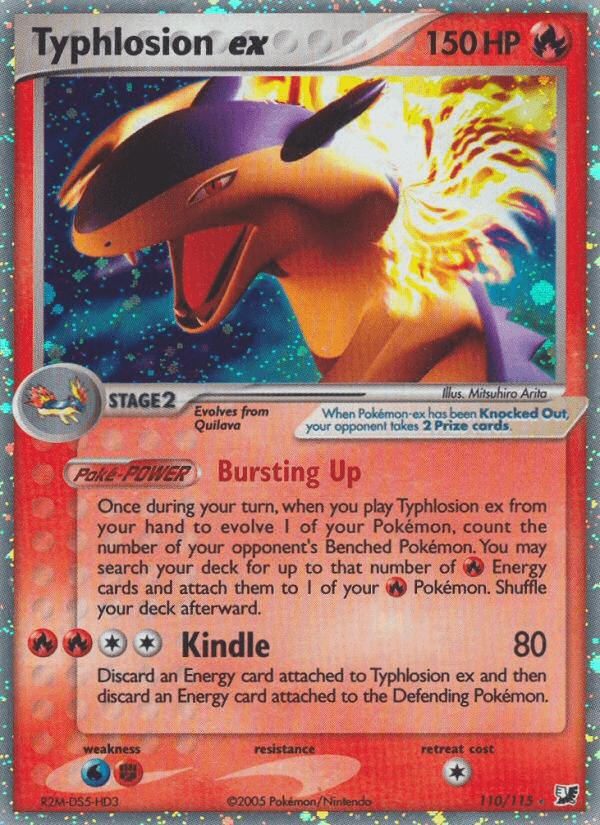 Typhlosion ex (110/115) [EX: Unseen Forces] - Doe's Cards