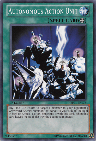 Autonomous Action Unit [BP01-EN073] Common - Doe's Cards