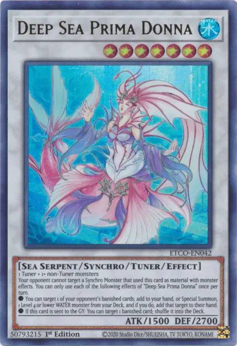 Deep Sea Prima Donna [ETCO-EN042] Ultra Rare - Doe's Cards