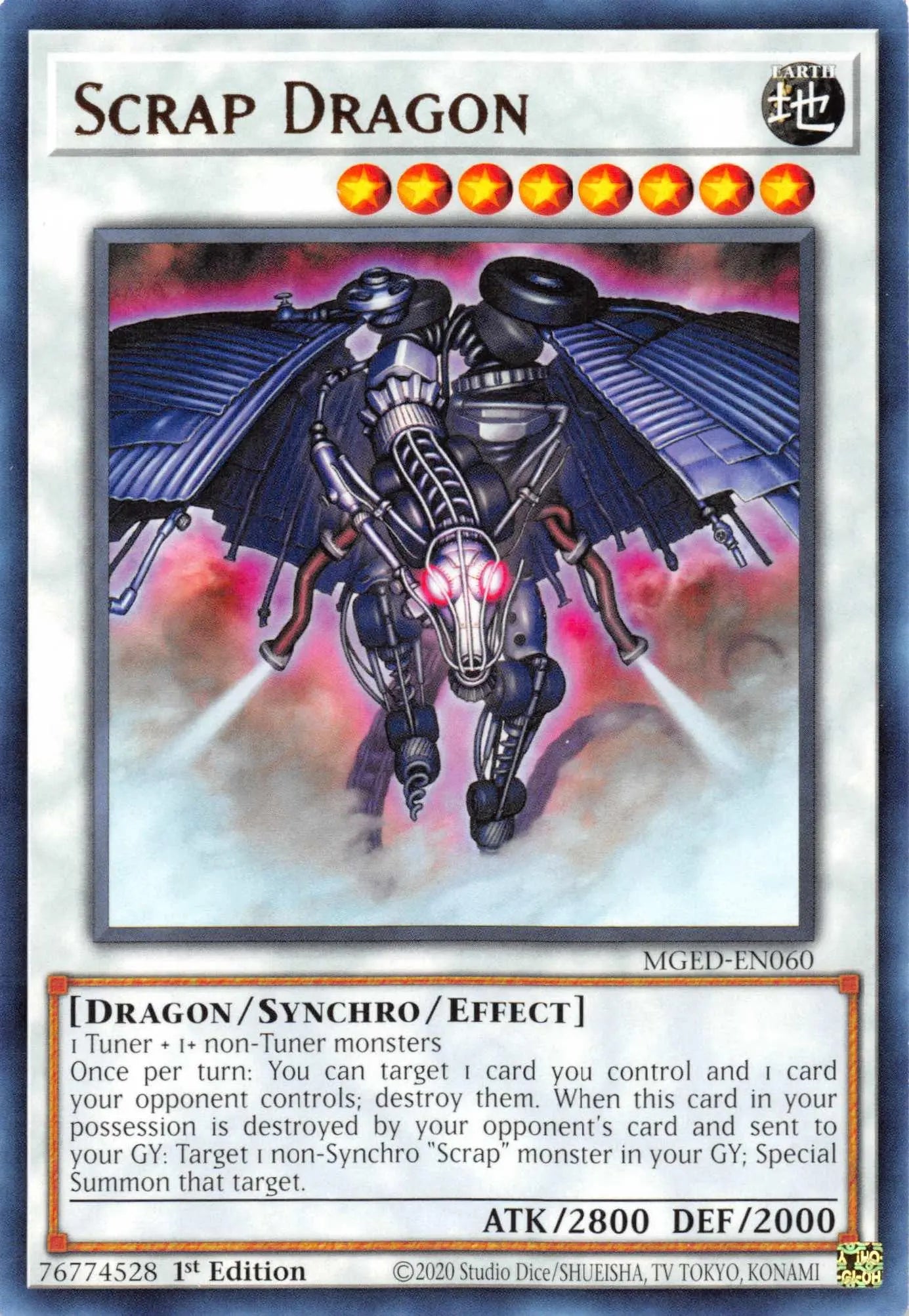 Scrap Dragon [MGED-EN060] Rare - Doe's Cards
