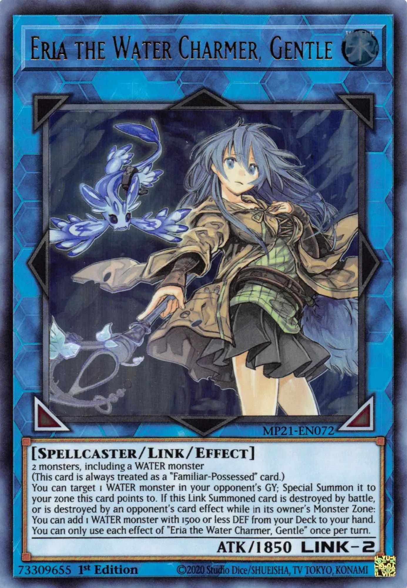 Eria the Water Charmer, Gentle [MP21-EN072] Ultra Rare - Doe's Cards