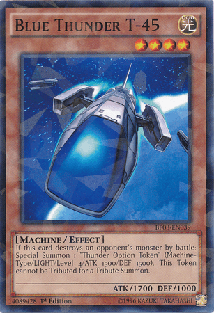 Blue Thunder T-45 [BP03-EN039] Shatterfoil Rare - Doe's Cards