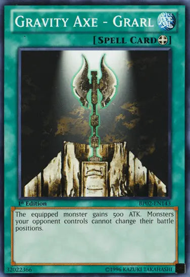 Gravity Axe - Grarl [BP02-EN143] Common - Doe's Cards