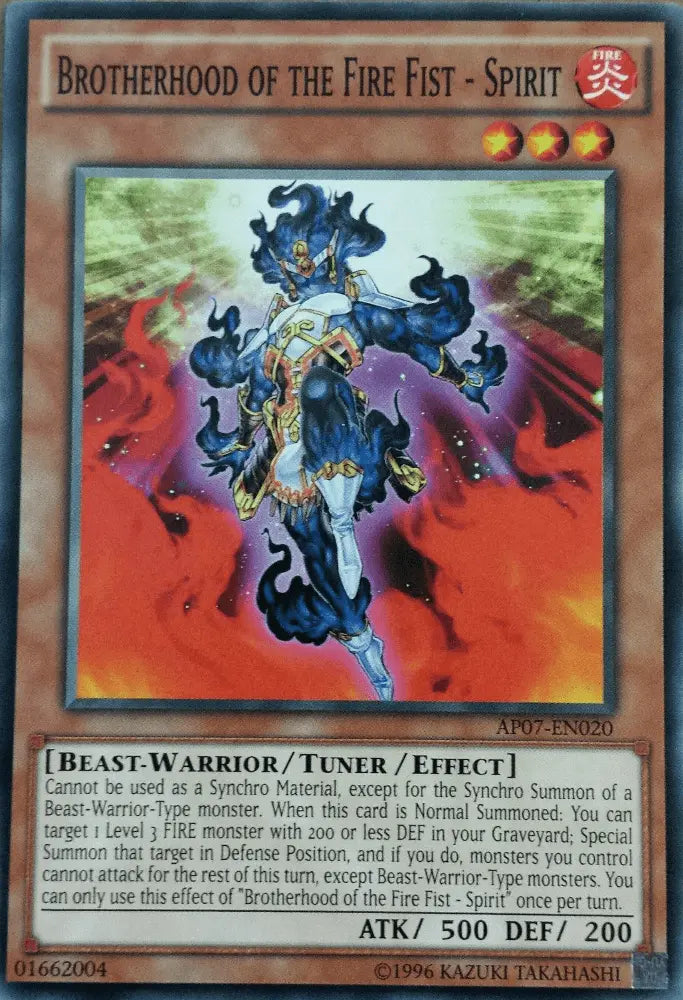 Brotherhood of the Fire Fist - Spirit [AP07-EN020] Common - Doe's Cards