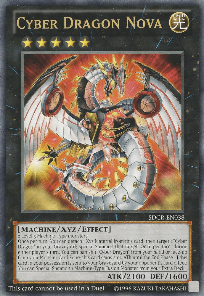 Cyber Dragon Nova (Oversized) (Machine Madness) [SDCR-EN038] Promo - Doe's Cards