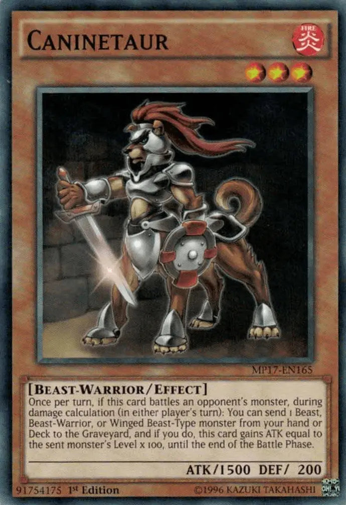 Caninetaur [MP17-EN165] Common - Doe's Cards