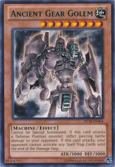 Ancient Gear Golem (Green) [DL18-EN004] Rare - Doe's Cards