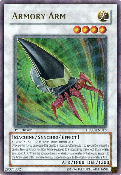 Armory Arm [DP08-EN016] Ultra Rare - Doe's Cards