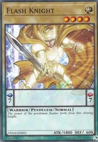 Flash Knight [DEM4-EN003] Common - Doe's Cards