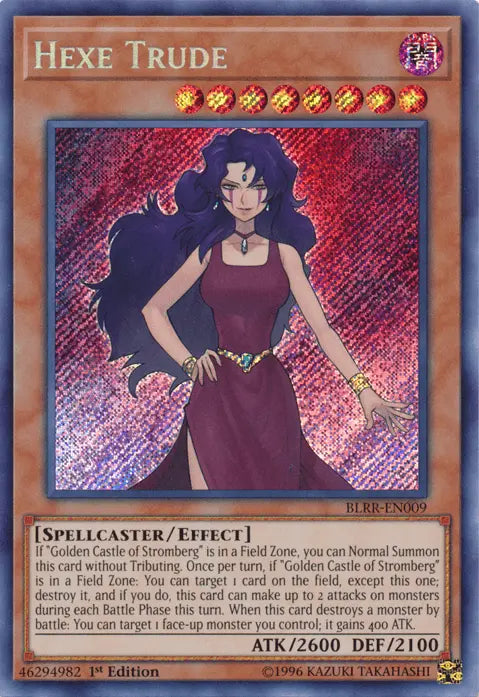 Hexe Trude [BLRR-EN009] Secret Rare - Doe's Cards