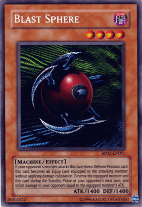 Blast Sphere [RP01-EN091] Secret Rare - Doe's Cards