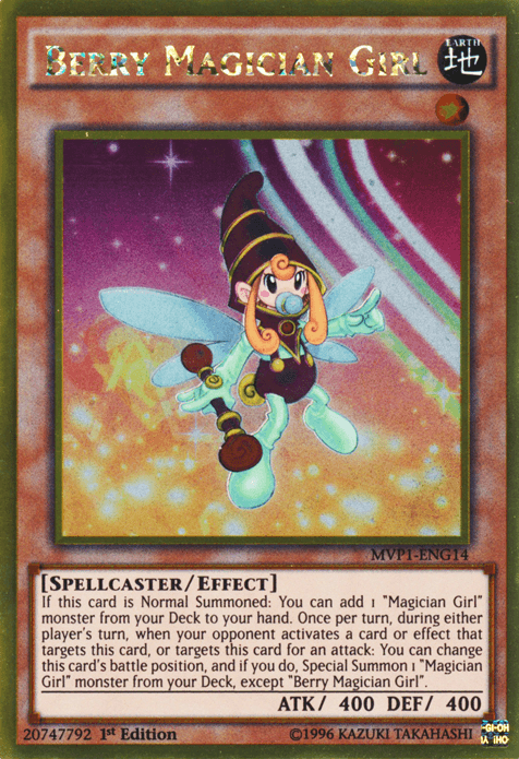 Berry Magician Girl [MVP1-ENG14] Gold Rare - Doe's Cards