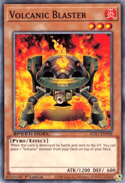 Volcanic Blaster [SGX1-ENH08] Common - Doe's Cards