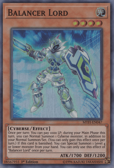 Balancer Lord [MYFI-EN047] Super Rare - Doe's Cards