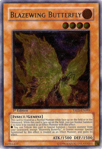 Blazewing Butterfly [TAEV-EN089] Ultimate Rare - Doe's Cards