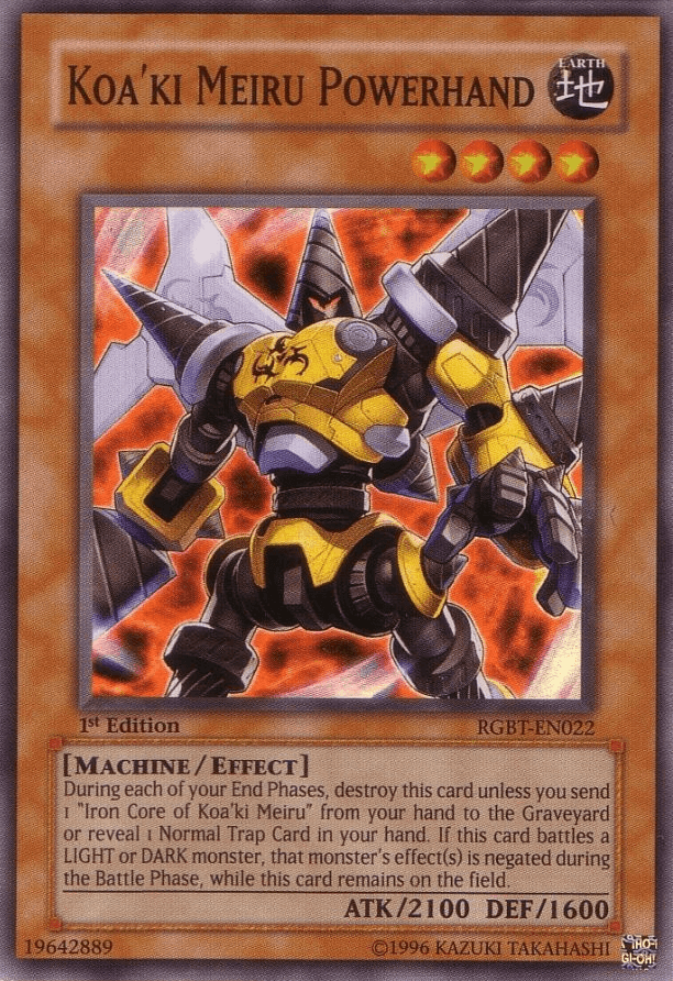 Koa'ki Meiru Powerhand [RGBT-EN022] Super Rare - Doe's Cards