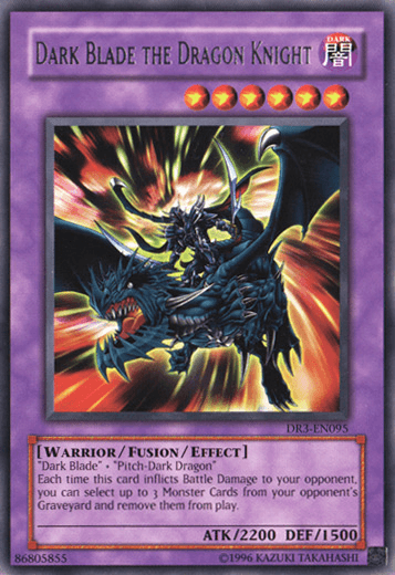 Dark Blade the Dragon Knight [DR3-EN095] Rare - Doe's Cards