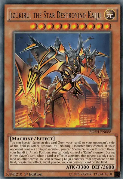 Jizukiru, the Star Destroying Kaiju [BOSH-EN088] Rare - Doe's Cards