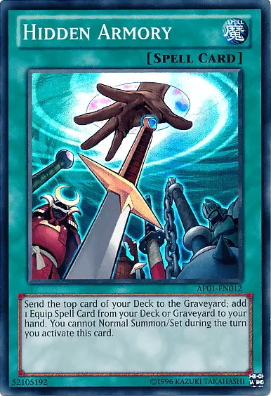 Hidden Armory [AP01-EN012] Super Rare - Doe's Cards