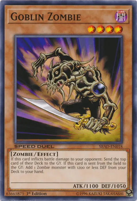 Goblin Zombie [SBAD-EN018] Common - Doe's Cards