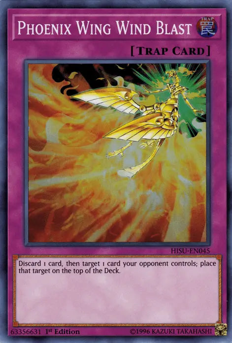 Phoenix Wing Wind Blast [HISU-EN045] Super Rare - Doe's Cards