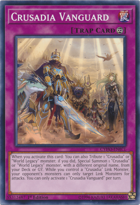 Crusadia Vanguard [CYHO-EN071] Common - Doe's Cards