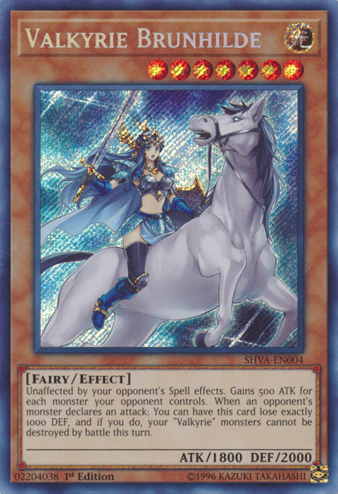 Valkyrie Brunhilde [SHVA-EN004] Secret Rare - Doe's Cards