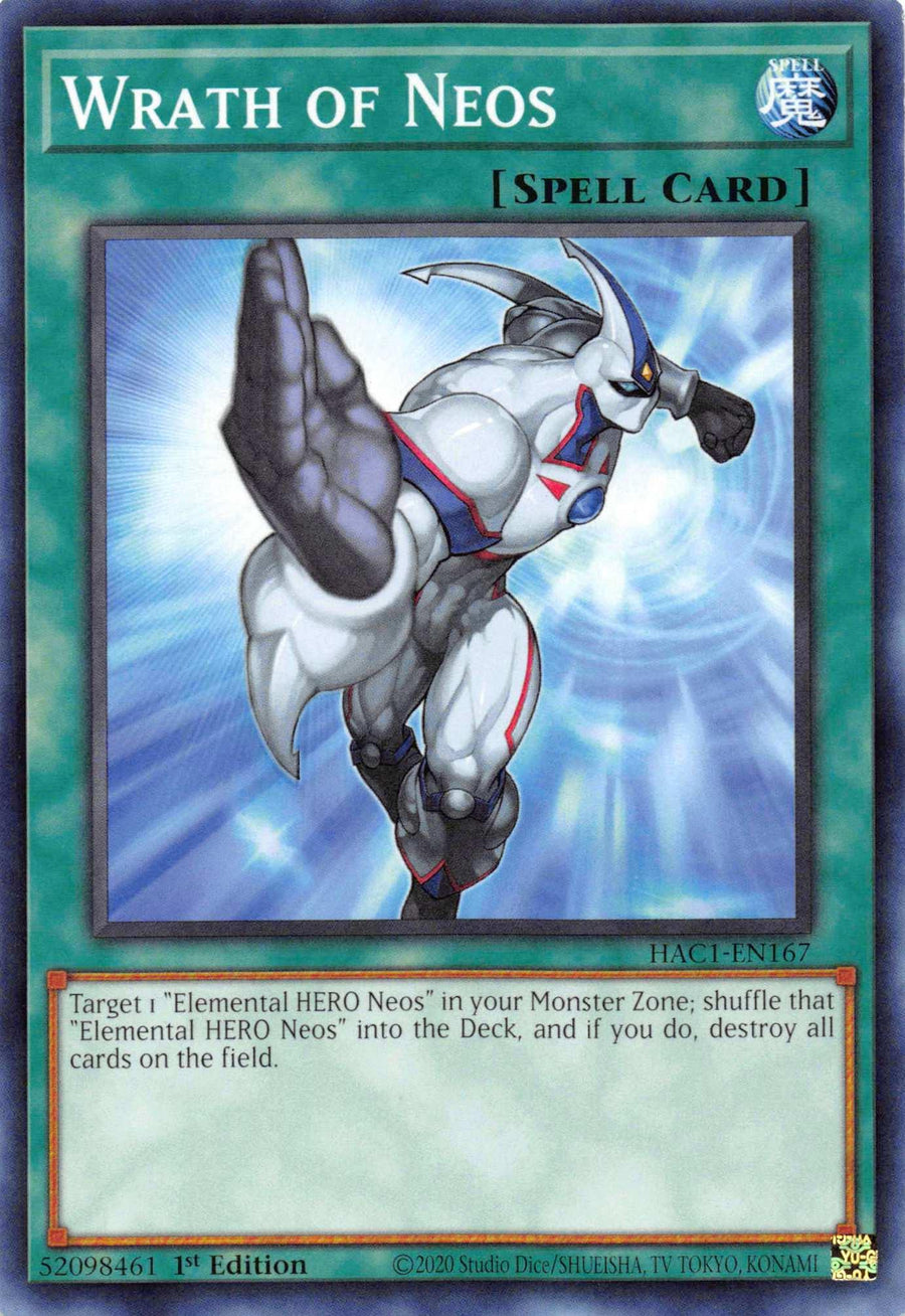 Wrath of Neos [HAC1-EN167] Common - Doe's Cards