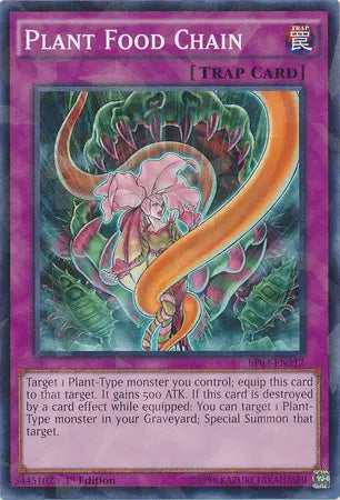 Plant Food Chain [BP03-EN212] Shatterfoil Rare - Doe's Cards