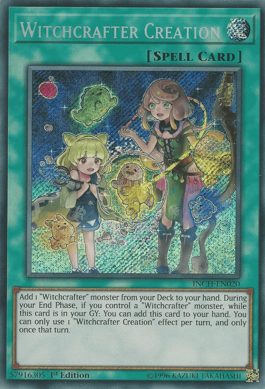 Witchcrafter Creation [INCH-EN020] Secret Rare - Doe's Cards