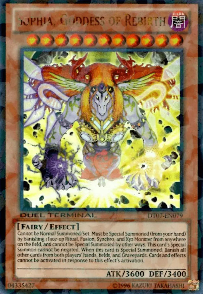 Sophia, Goddess of Rebirth [DT07-EN079] Ultra Rare - Doe's Cards
