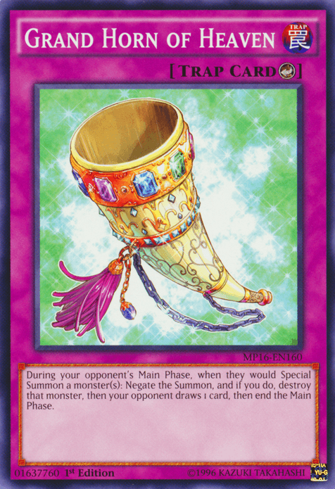 Grand Horn of Heaven [MP16-EN160] Common - Doe's Cards