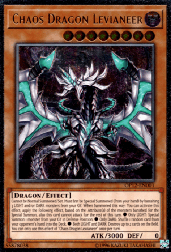 Chaos Dragon Levianeer [OP12-EN001] Ultimate Rare - Doe's Cards