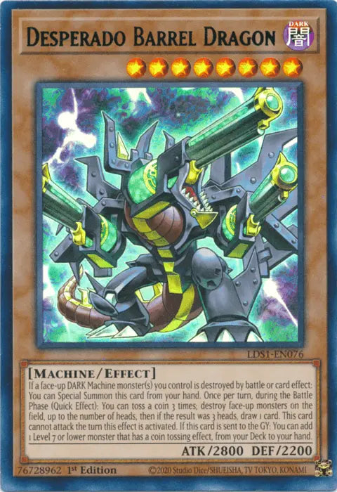 Desperado Barrel Dragon (Green) [LDS1-EN076] Ultra Rare - Doe's Cards