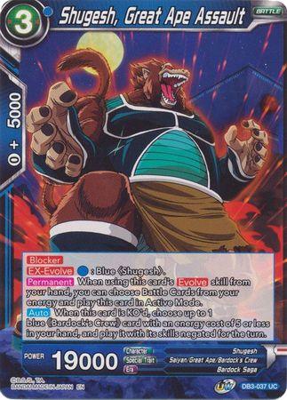 Shugesh, Great Ape Assault (DB3-037) [Giant Force] - Doe's Cards