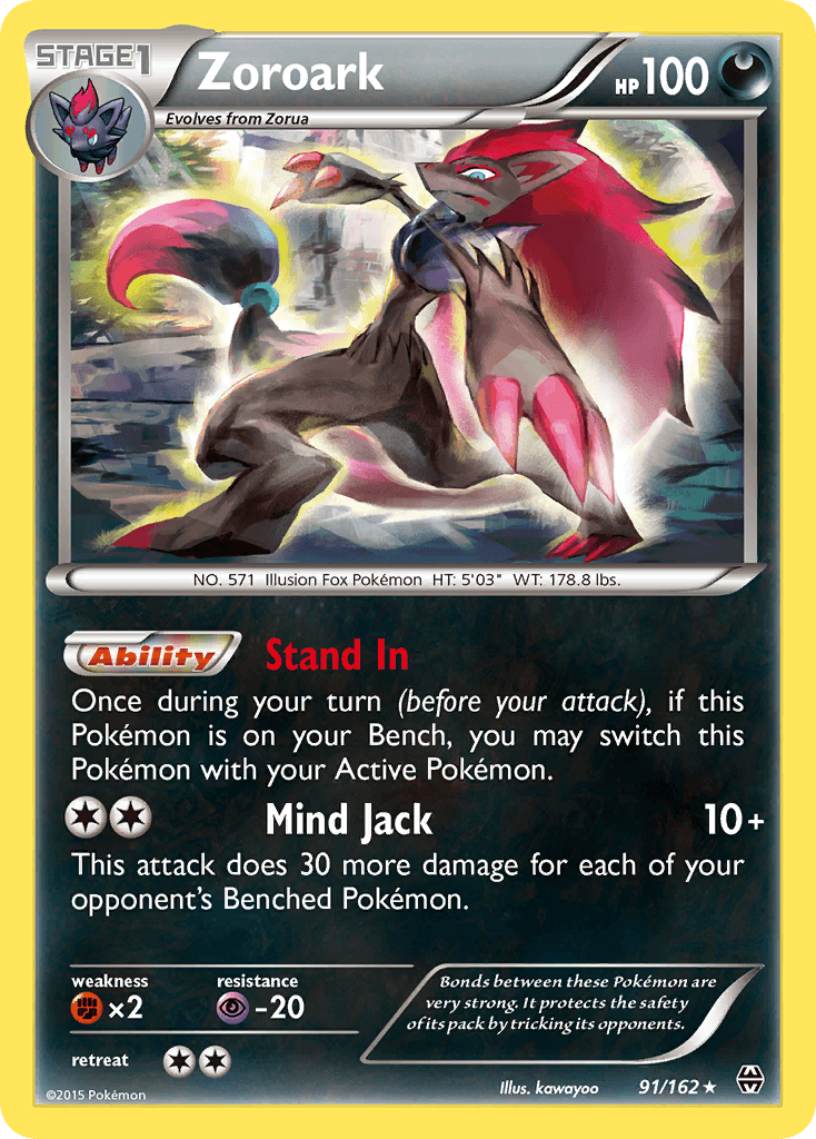 Zoroark (91/162) [XY: BREAKthrough] - Doe's Cards