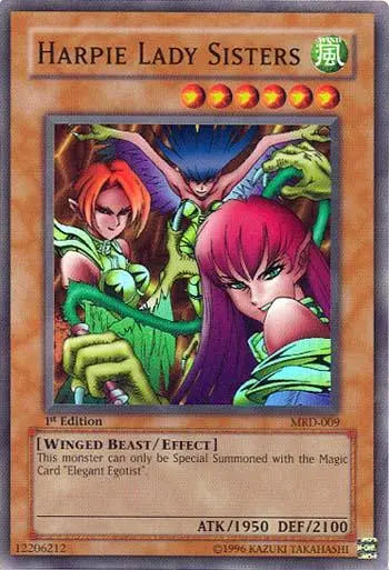 Harpie Lady Sisters [MRD-009] Super Rare - Doe's Cards