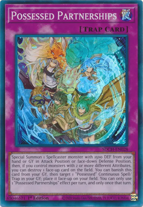 Possessed Partnerships [SDCH-EN028] Super Rare - Doe's Cards