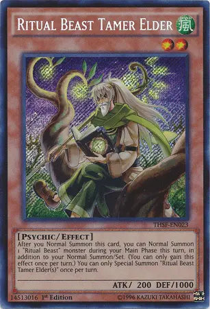 Ritual Beast Tamer Elder [THSF-EN023] Secret Rare - Doe's Cards