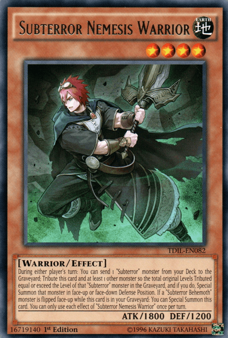 Subterror Nemesis Warrior [TDIL-EN082] Rare - Doe's Cards