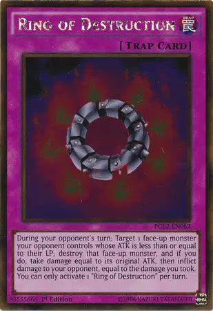 Ring of Destruction [PGL2-EN063] Gold Rare - Doe's Cards