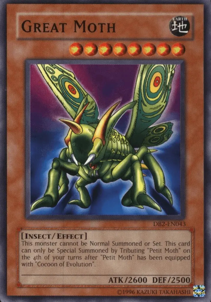 Great Moth [DB2-EN043] Common - Doe's Cards